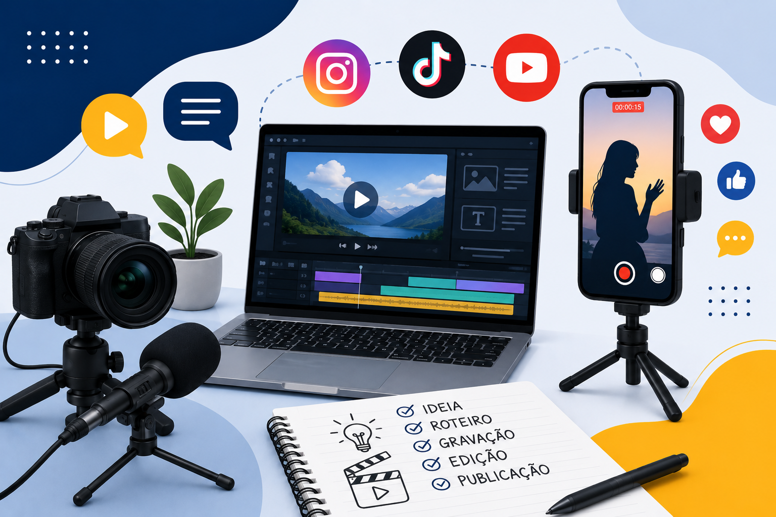 Produção de Conteúdo Audiovisual para Redes Sociais